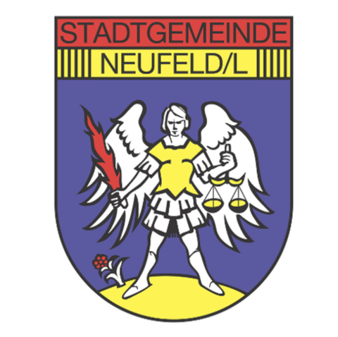 Wappen der Stadtgemeinde Neufeld an der Leitha